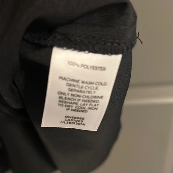 Elegant Black Ruffle Dress - Picture 8 of 8